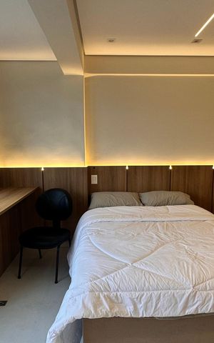 Studio para alugar com 27m², 1 quarto e sem vaga