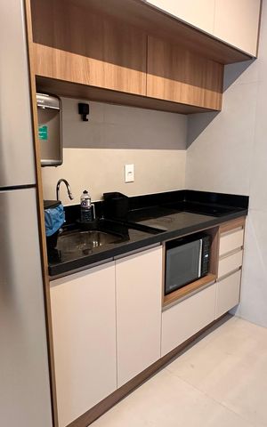 Studio para alugar com 27m², 1 quarto e sem vaga