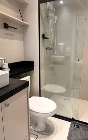 Studio para alugar com 27m², 1 quarto e sem vaga