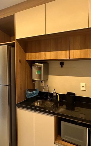 Studio para alugar com 27m², 1 quarto e sem vaga