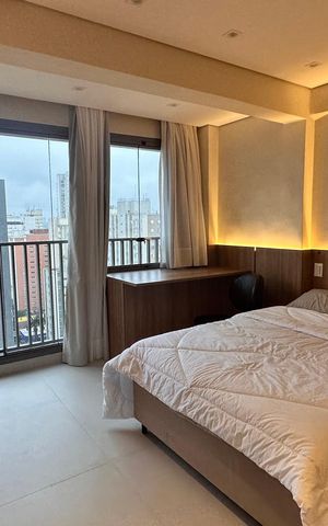 Studio para alugar com 27m², 1 quarto e sem vaga