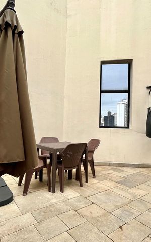 Apartamento à venda com 26m², 1 quarto e 1 vagaÁrea comum