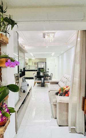 Apartamento à venda com 63m², 2 quartos e 2 vagasSala