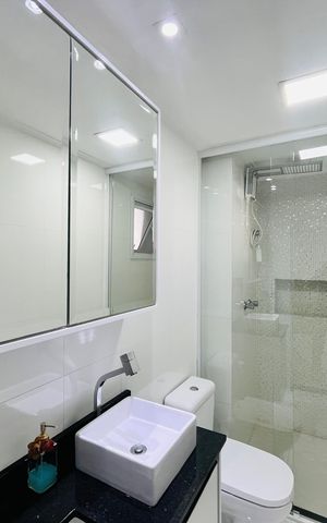 Apartamento à venda com 63m², 2 quartos e 2 vagasBanheiro