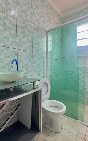Casa para alugar com 80m², 3 quartos e sem vaga Casa para alugar com 80m², 3 quartos e sem vagaBanheiro 2