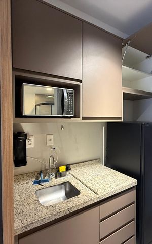 Studio para alugar com 24m², 1 quarto e sem vaga