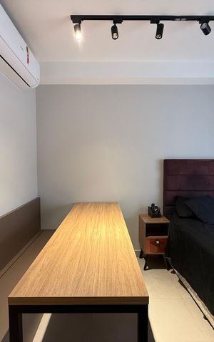 Studio para alugar com 24m², 1 quarto e sem vaga