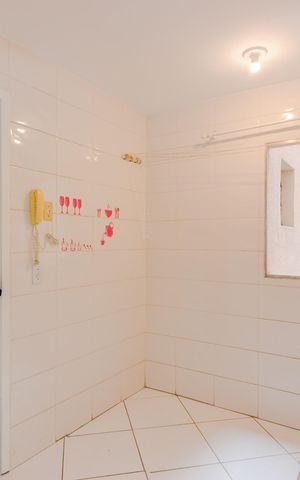 Apartamento à venda com 44m², 2 quartos e 1 vagaCozinha e Área de Serviço