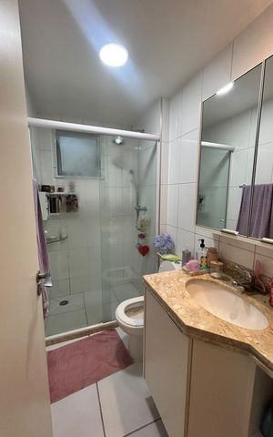 Apartamento à venda com 90m², 3 quartos e 2 vagas Apartamento à venda com 90m², 3 quartos e 2 vagasBanheiro