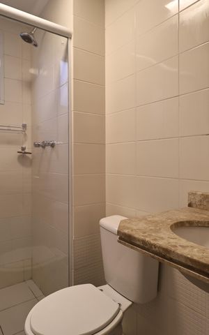 Apartamento à venda com 61m², 3 quartos e 1 vaga Apartamento à venda com 61m², 3 quartos e 1 vagaBanheiro