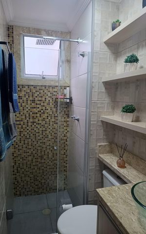 Apartamento à venda com 40m², 2 quartos e 1 vaga Apartamento à venda com 40m², 2 quartos e 1 vagaBanheiro