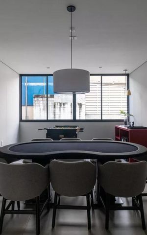 Studio para alugar com 28m², 1 quarto e sem vaga Studio para alugar com 28m², 1 quarto e sem vagaSalão de Jogos