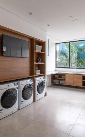 Studio para alugar com 28m², 1 quarto e sem vaga Studio para alugar com 28m², 1 quarto e sem vagaLavanderia