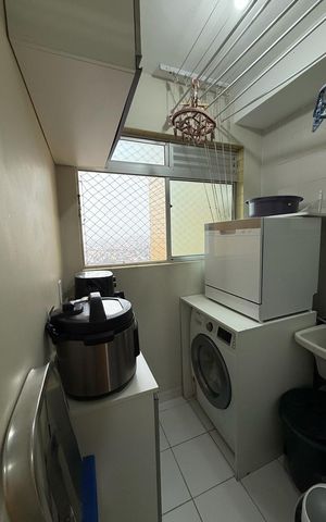 Apartamento à venda com 60m², 2 quartos e 2 vagas Apartamento à venda com 60m², 2 quartos e 2 vagasÁrea de serviço