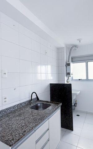 Apartamento para alugar com 50m², 2 quartos e 1 vaga Apartamento para alugar com 50m², 2 quartos e 1 vagaCozinha e Área de Serviço