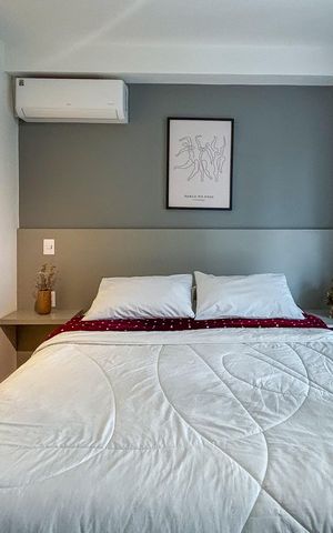 Apartamento para alugar com 25m², 1 quarto e sem vaga