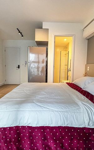 Apartamento para alugar com 25m², 1 quarto e sem vaga