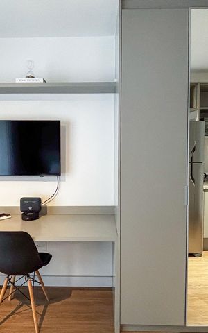 Apartamento para alugar com 25m², 1 quarto e sem vaga
