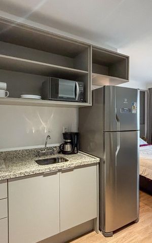 Apartamento para alugar com 25m², 1 quarto e sem vaga