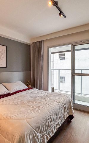 Apartamento para alugar com 25m², 1 quarto e sem vaga