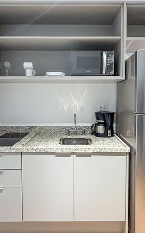 Apartamento para alugar com 25m², 1 quarto e sem vaga