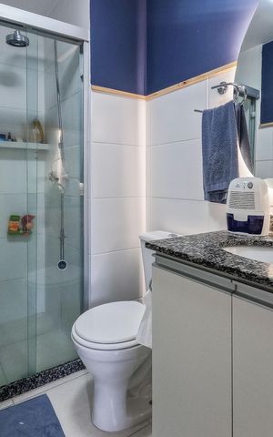 Apartamento à venda com 53m², 2 quartos e 1 vaga Apartamento à venda com 53m², 2 quartos e 1 vagaBanheiro da Suíte