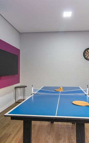 Apartamento à venda com 37m², 2 quartos e sem vaga Apartamento à venda com 37m², 2 quartos e sem vagaSala de Jogos