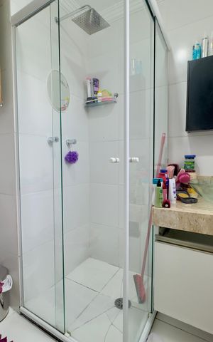 Apartamento à venda com 56m², 3 quartos e 1 vaga Apartamento à venda com 56m², 3 quartos e 1 vagaBanheiro 1