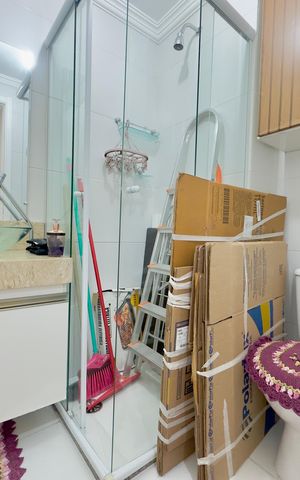 Apartamento à venda com 56m², 3 quartos e 1 vaga Apartamento à venda com 56m², 3 quartos e 1 vagaBanheiro 2