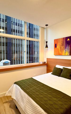 Studio à venda com 33m², 1 quarto e sem vaga