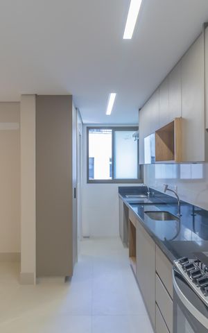 Apartamento à venda com 83m², 3 quartos e 2 vagas Apartamento à venda com 83m², 3 quartos e 2 vagasCozinha e Área de Serviço