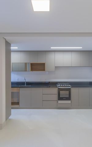 Apartamento à venda com 74m², 3 quartos e 2 vagas Apartamento à venda com 74m², 3 quartos e 2 vagasCozinha e Área de Serviço