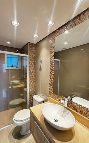 Apartamento à venda com 70m², 3 quartos e 1 vaga Apartamento à venda com 70m², 3 quartos e 1 vagaBanheiro