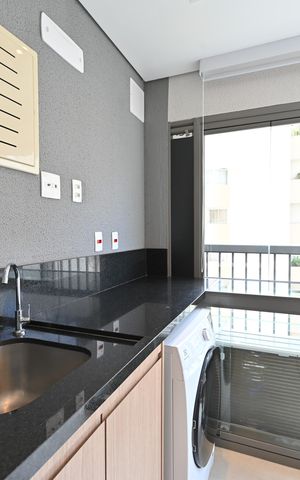 Apartamento para alugar com 40m², 1 quarto e 1 vagaLavanderia
