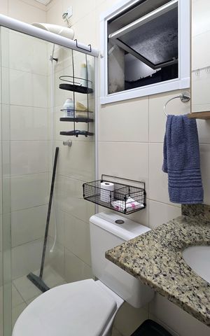 Apartamento à venda com 90m², 2 quartos e 1 vaga Apartamento à venda com 90m², 2 quartos e 1 vagaBanheiro