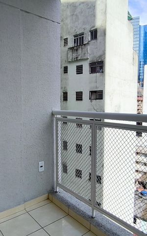 Studio para alugar com 28m², 1 quarto e sem vaga Studio para alugar com 28m², 1 quarto e sem vagaVaranda
