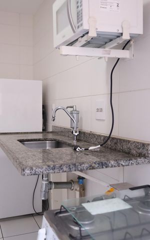 Apartamento para alugar com 42m², 2 quartos e 1 vagaÁrea comum - Salão de festas
