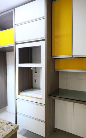 Apartamento à venda com 87m², 2 quartos e 2 vagasCozinha e Área de Serviço