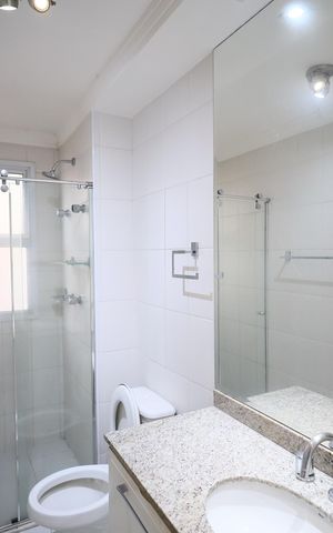 Apartamento à venda com 87m², 2 quartos e 2 vagasBanheiro 2