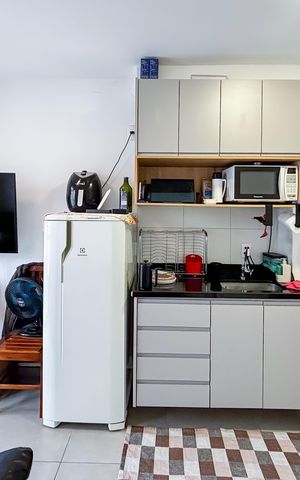 Apartamento à venda com 27m², 1 quarto e sem vaga