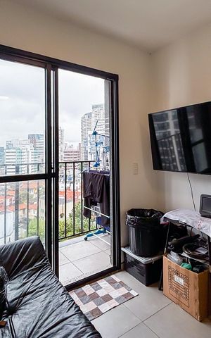 Apartamento à venda com 27m², 1 quarto e sem vaga
