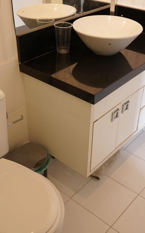 Apartamento para alugar com 180m², 3 quartos e 3 vagasBanheiro da Suíte 1