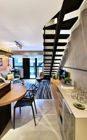 Apartamento para alugar com 53m², 1 quarto e 1 vaga Apartamento para alugar com 53m², 1 quarto e 1 vagaSala