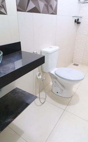 Casa de condomínio para alugar com 144m², 3 quartos e 2 vagasBanheiro do Quarto 3