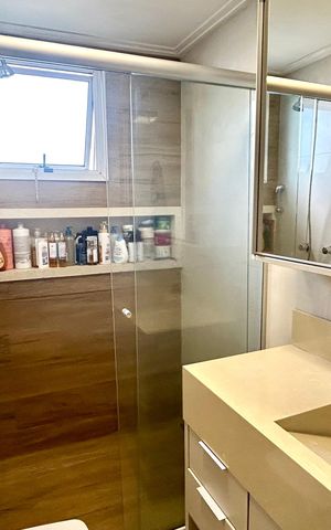 Apartamento à venda com 114m², 3 quartos e 2 vagas Apartamento à venda com 114m², 3 quartos e 2 vagasBanheiro da Suíte