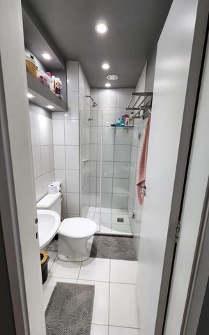Apartamento à venda com 55m², 2 quartos e 1 vagaBanheiro