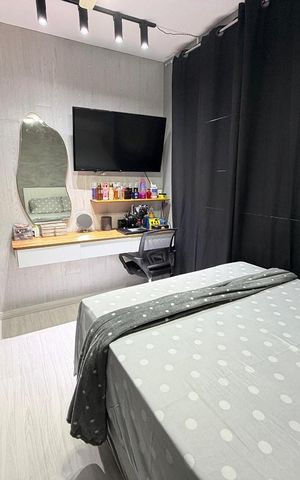 Apartamento à venda com 55m², 2 quartos e 1 vagaQuarto