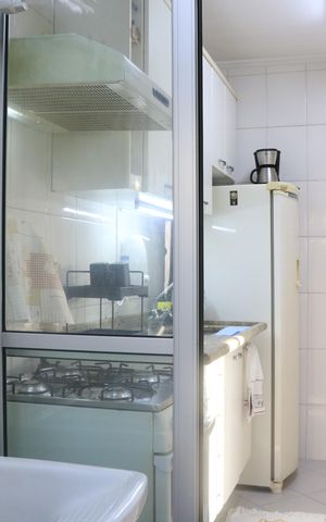 Apartamento à venda com 55m², 2 quartos e 1 vagaCozinha e Área de Serviço