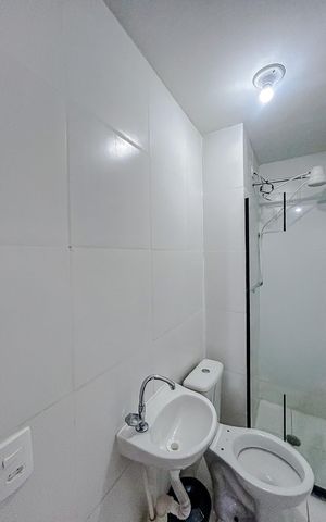 Apartamento para alugar com 34m², 2 quartos e sem vagaBanheiro