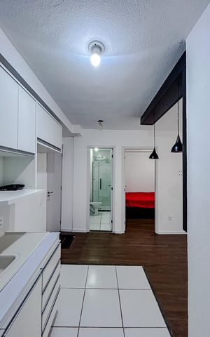 Apartamento para alugar com 34m², 2 quartos e sem vagaCozinha e Área de Serviço